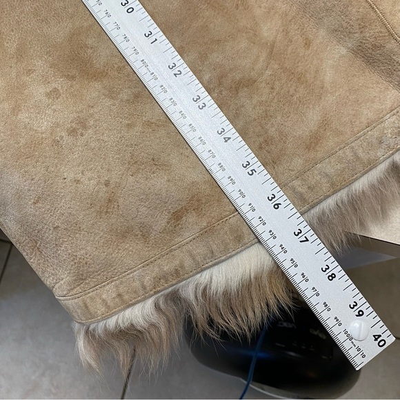 Via Veneto Jacket Womens Size Medium Tan  Lambskin Coat Penny Lane Joplin - Picture 16 of 17